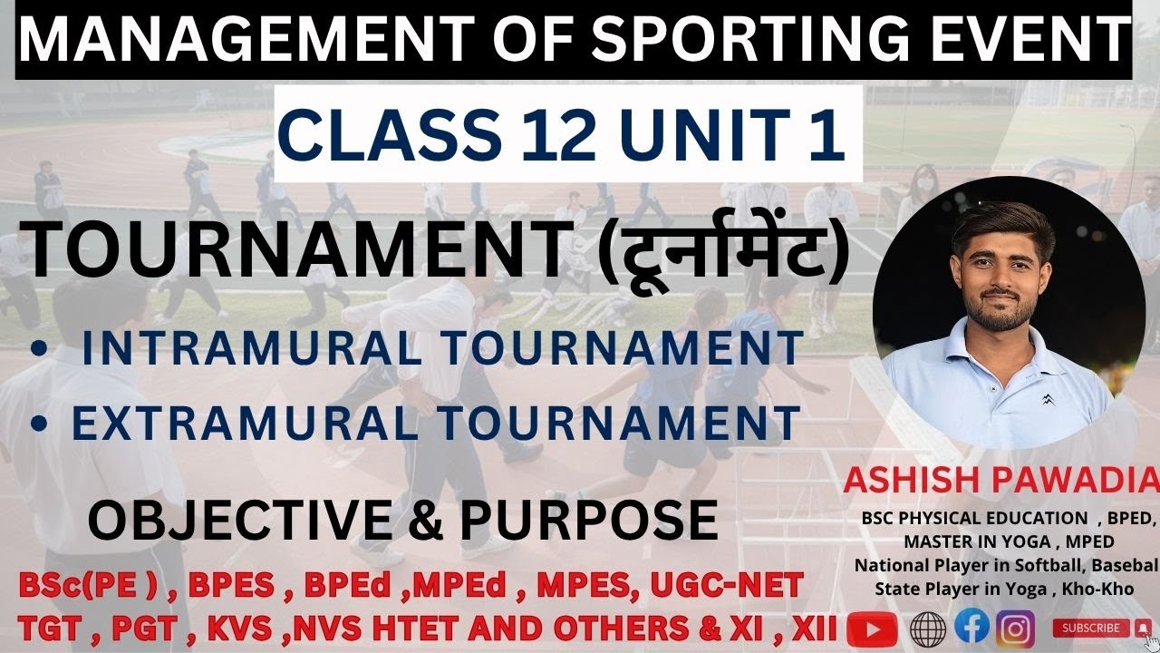 Intramural & Extramural Competitions Explained | Fixtures in Sports | Class 12  Notes