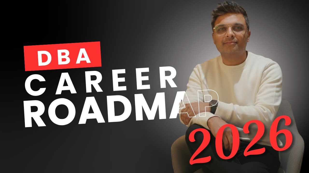 DBA Career Roadmap 2026 | From Fresher to Senior DBA