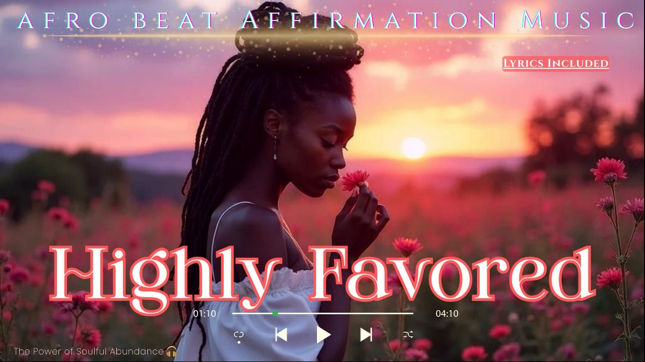 🌺Gratitude Radiates with this Afro Anthem | Manifestation Song🎧Highly Favored | Affirmation Music💫