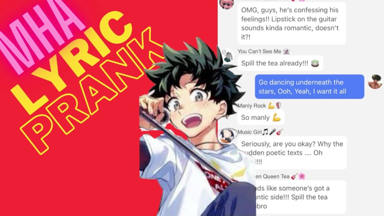 Midoriyas Muscial Confession: MHA Lyric Prank - Ed Sheeran 'Shivers'