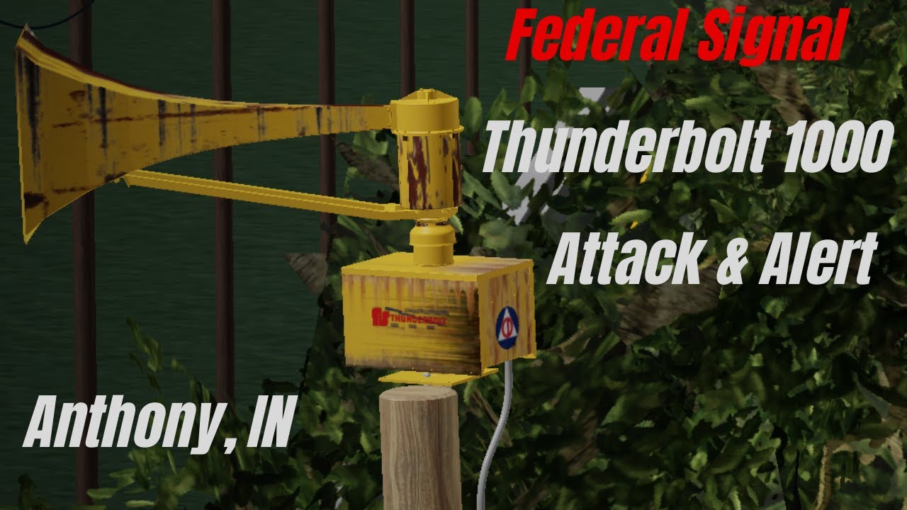 Federal Signal | (Sick) Thunderbolt 1000 | Full Attack & Alert | Anthony, IN | Roblox