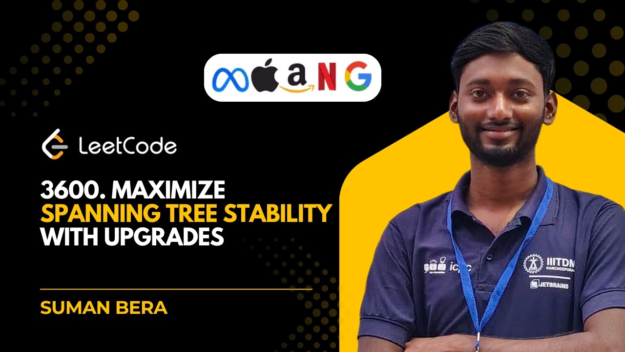 LeetCode Daily 3600 | Maximize Spanning Tree Stability with Upgrades | DSU + Binary Search
