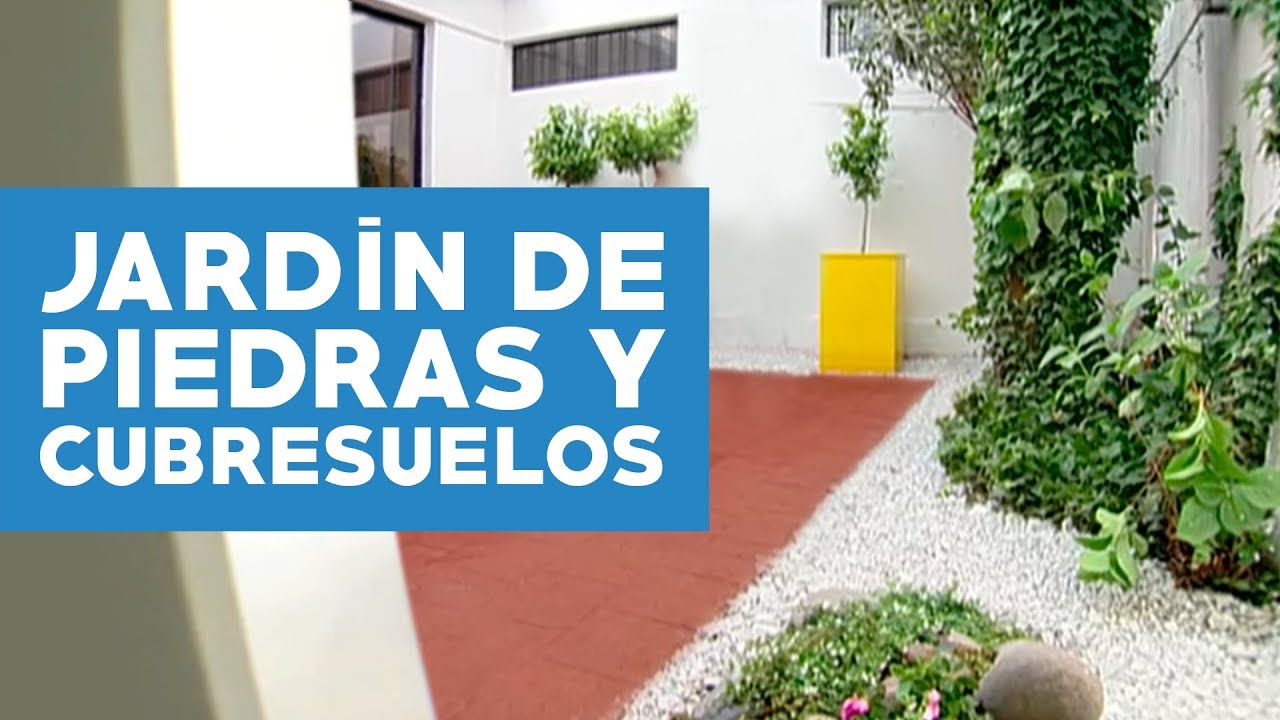 ¿Cómo construir un jardín piedras y cubresuelos?