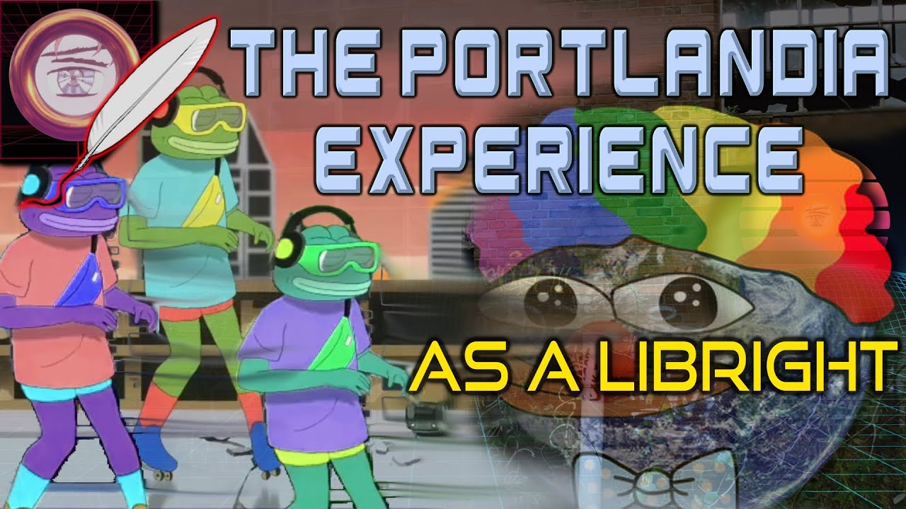 A LibRight attends the Portland OR Protests.