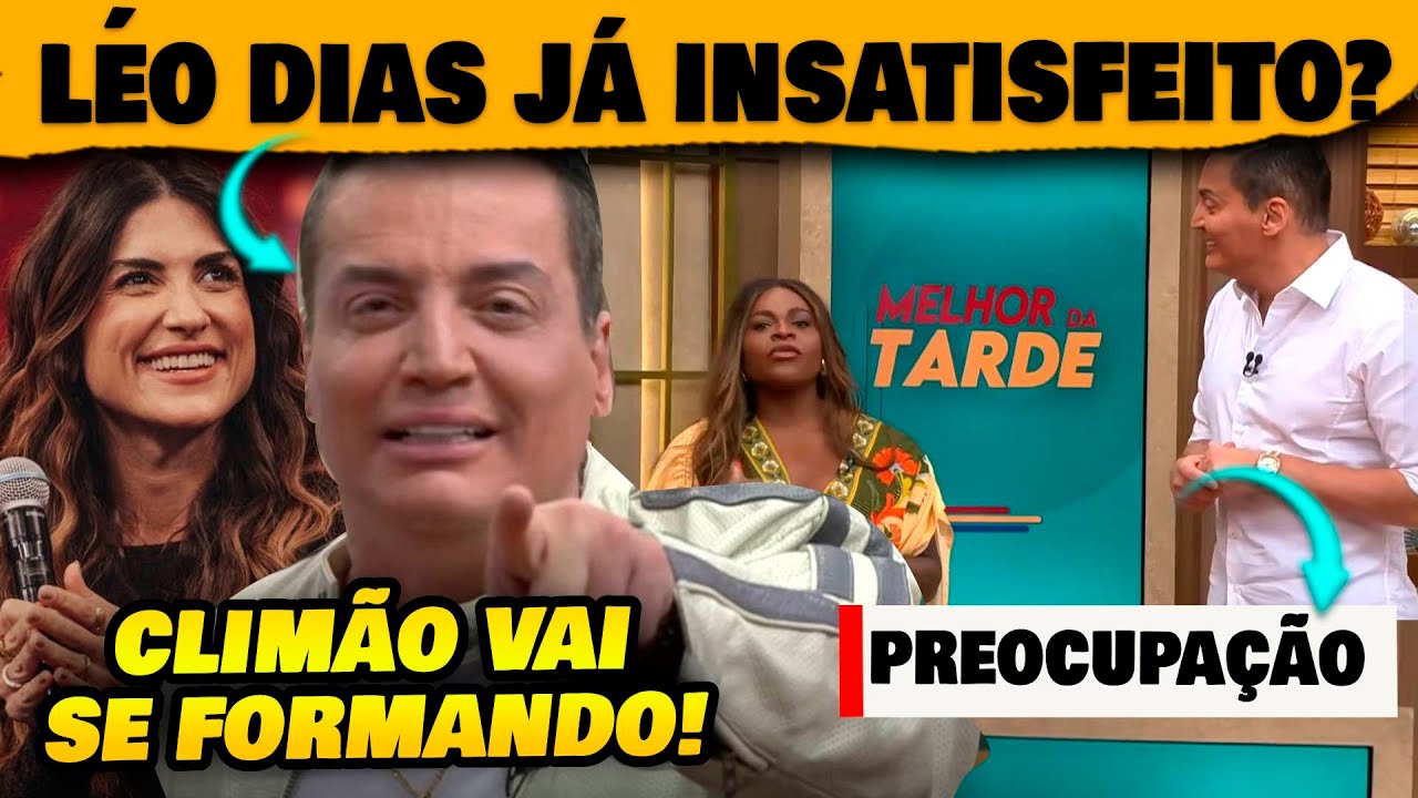 🚨 Léo Dias já estaria insatisfeito com o Melhor da Tarde na Band? Bastidores apontam preocupação.
