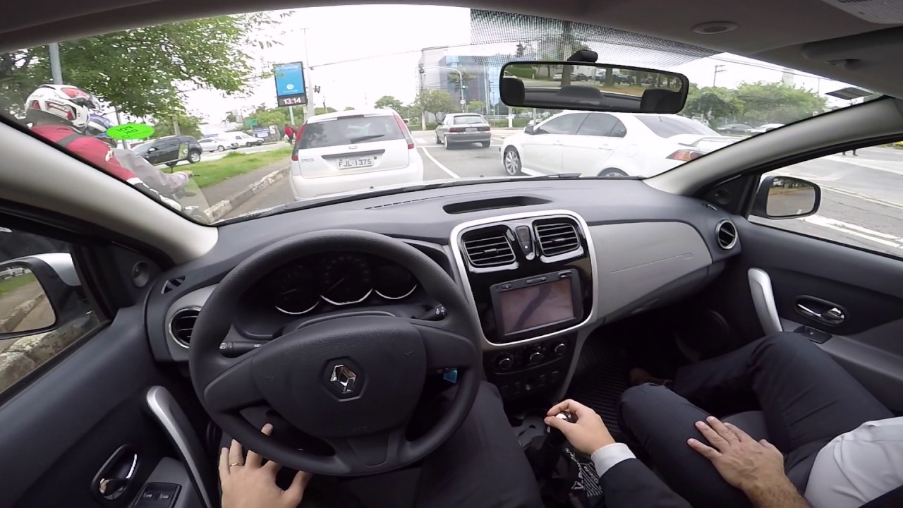 Renault Sandero 1.6 8v Test Drive Onboard POV GoPro + Comentários