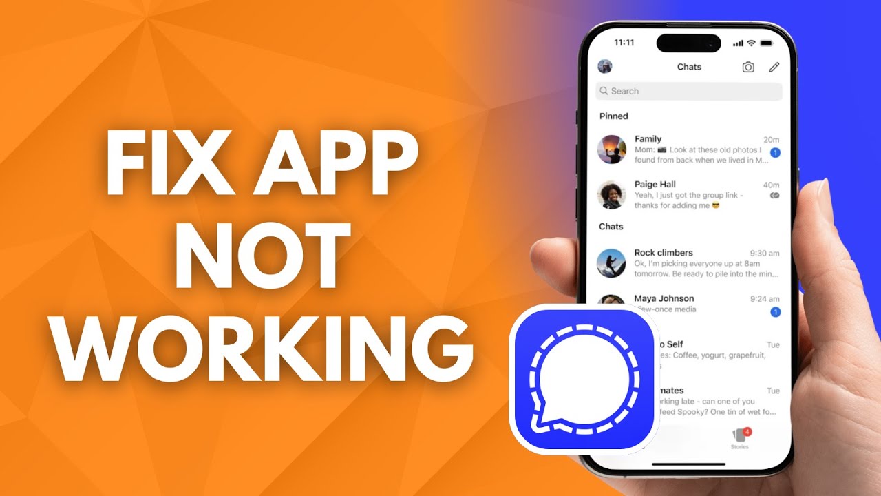 Как исправить проблему с неработающим приложением Signal Messenger