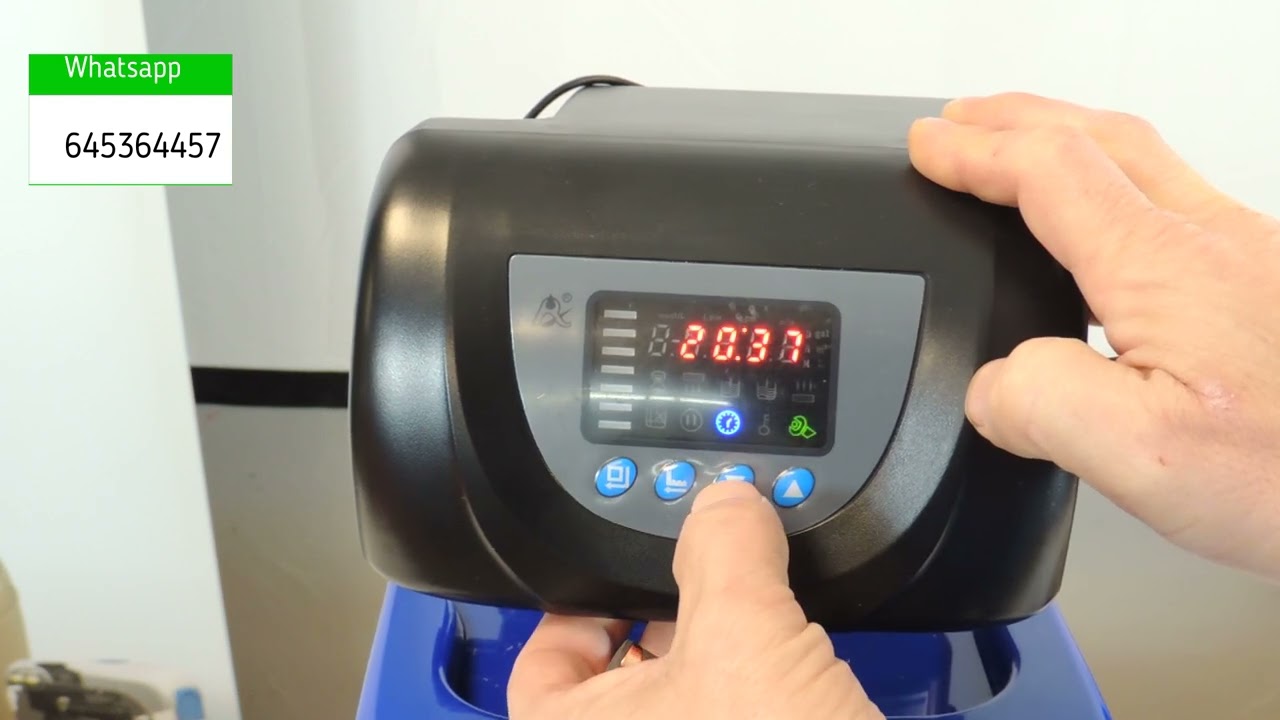 Programar Válvula F79 descalcificador Micro