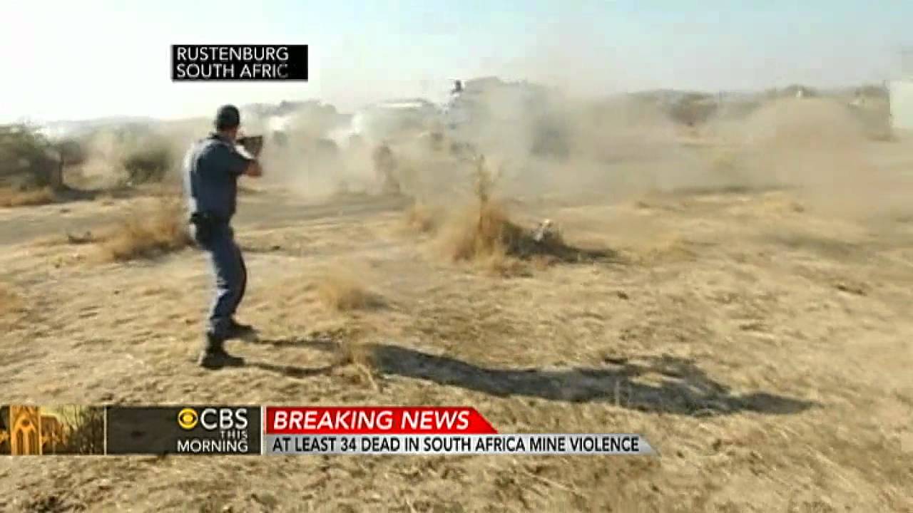 Police claim self-defense in South Africa massacre