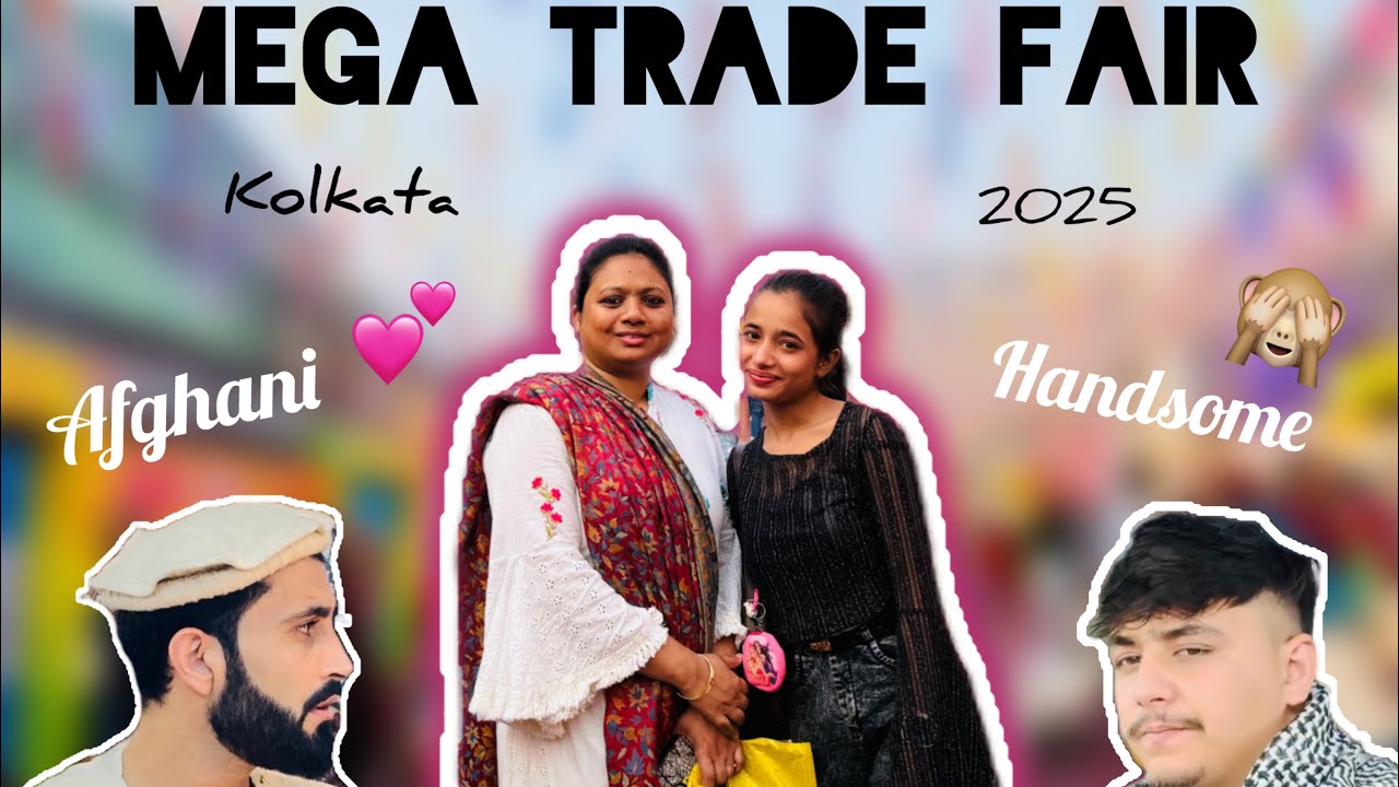 Ladkiyan hui khush Afghani boys ko dekh kar😹❤️| mega trade fair | science city Kolkata | kvlogs 