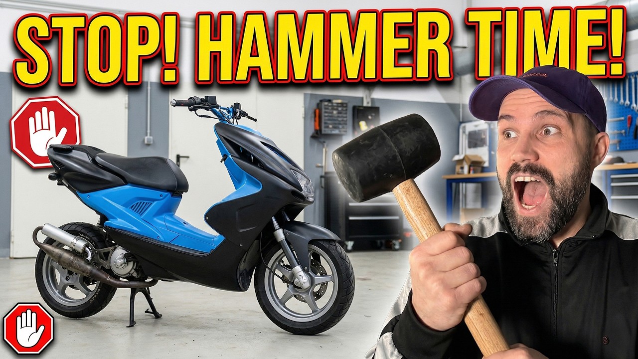 Motorblock spalten! Aerox Projekt Teil 3!