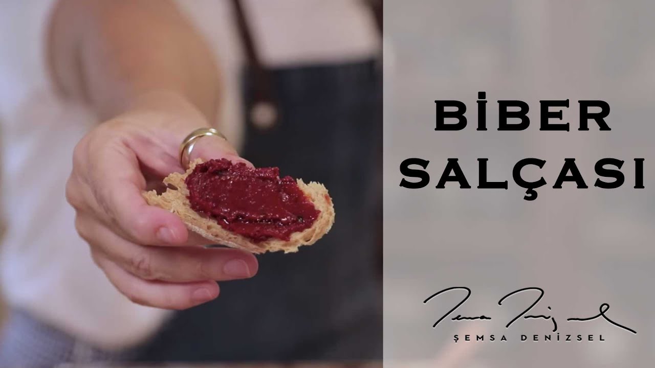 Biber Salçası | Şemsa Denizsel