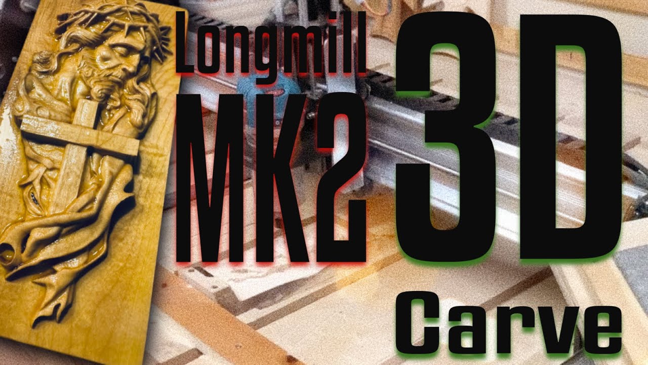 CNC Jesus - The Longmill MK2 (mark two) - Carving Jesus and a Cross - 3d carving and Carbide Create