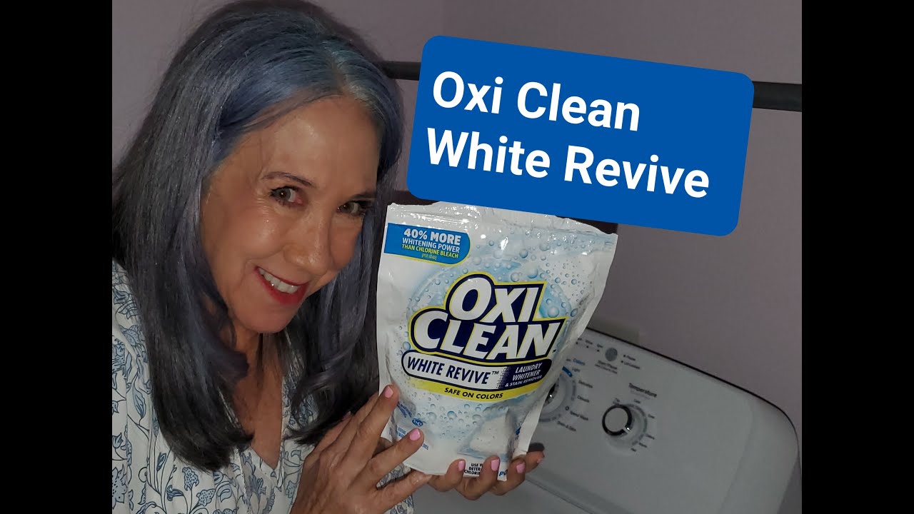 Oxi Clean White Revive | Experiment on Dingy Bath Cloths |    KimTownselYouTube