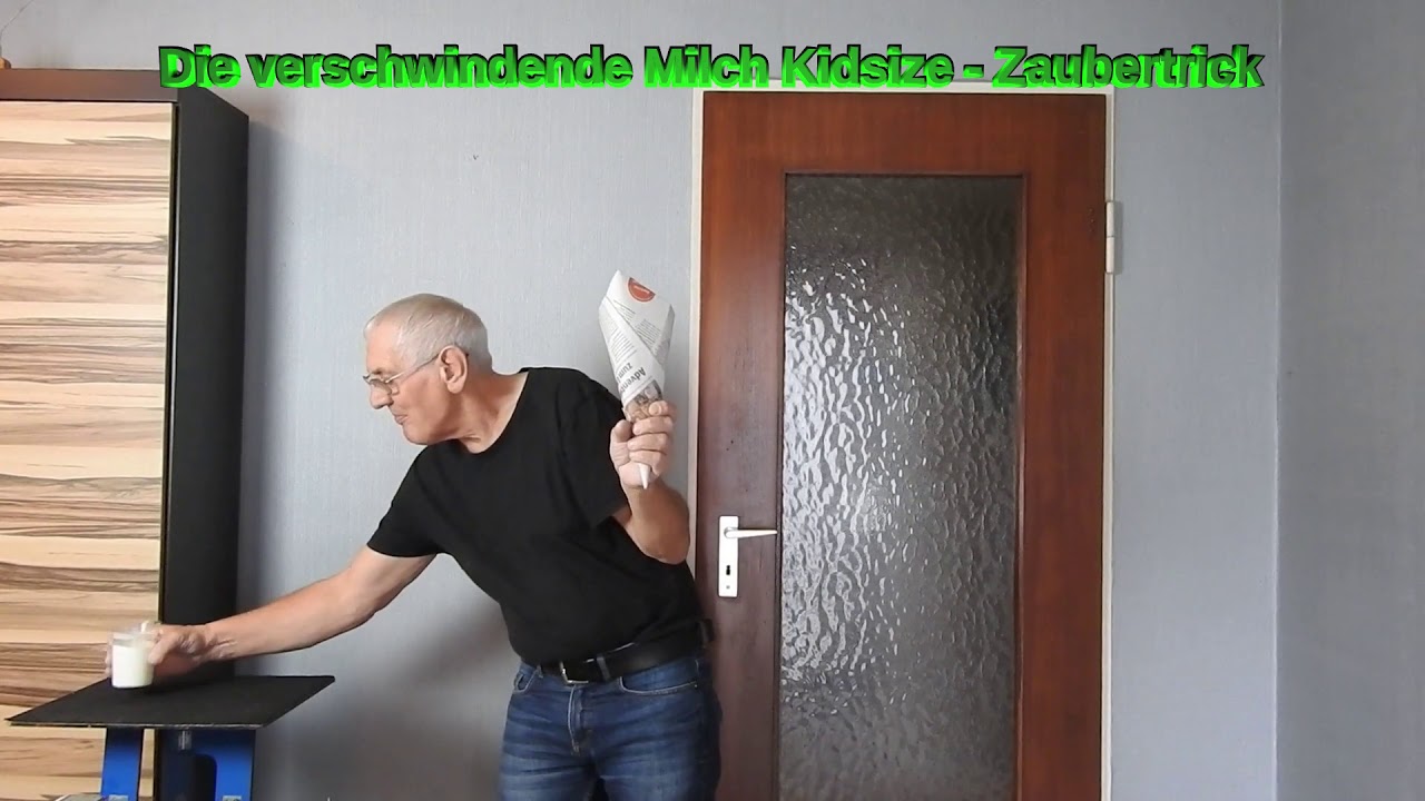 Nico Doppelseiten Blitz  Full HD Die verschwindende Milch Kidsize - Zaubertrick