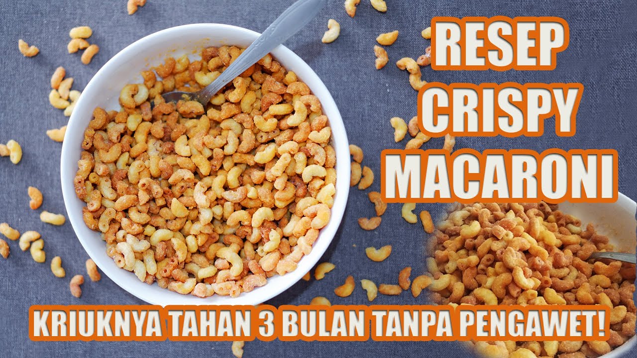 CRISPY MACARONI SNACK - Spicy & Cheese | ANTI GAGAL!