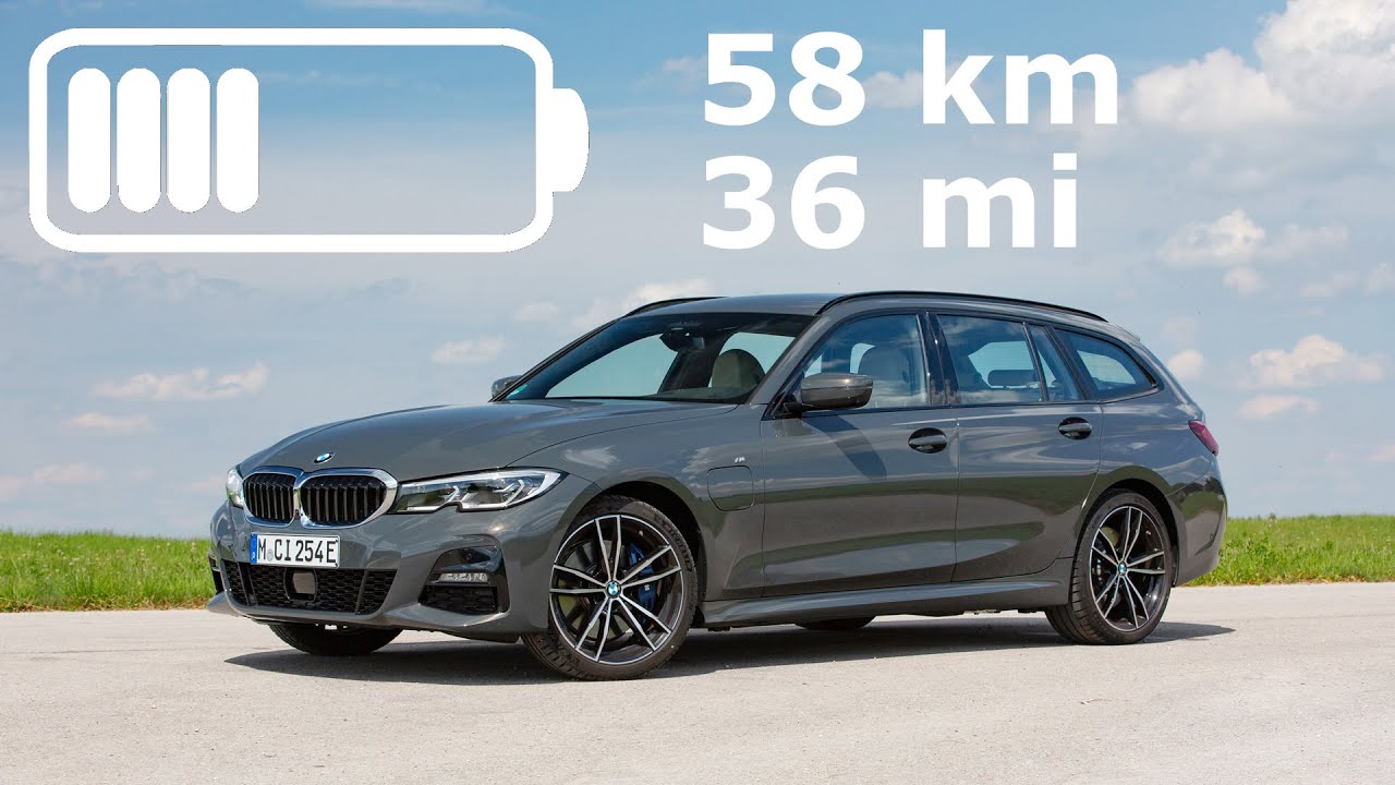 BMW 330e xDrive electric range: city, highway, real-life test mpkWh kWh/100 km Wh/mi PHEV : 1001cars