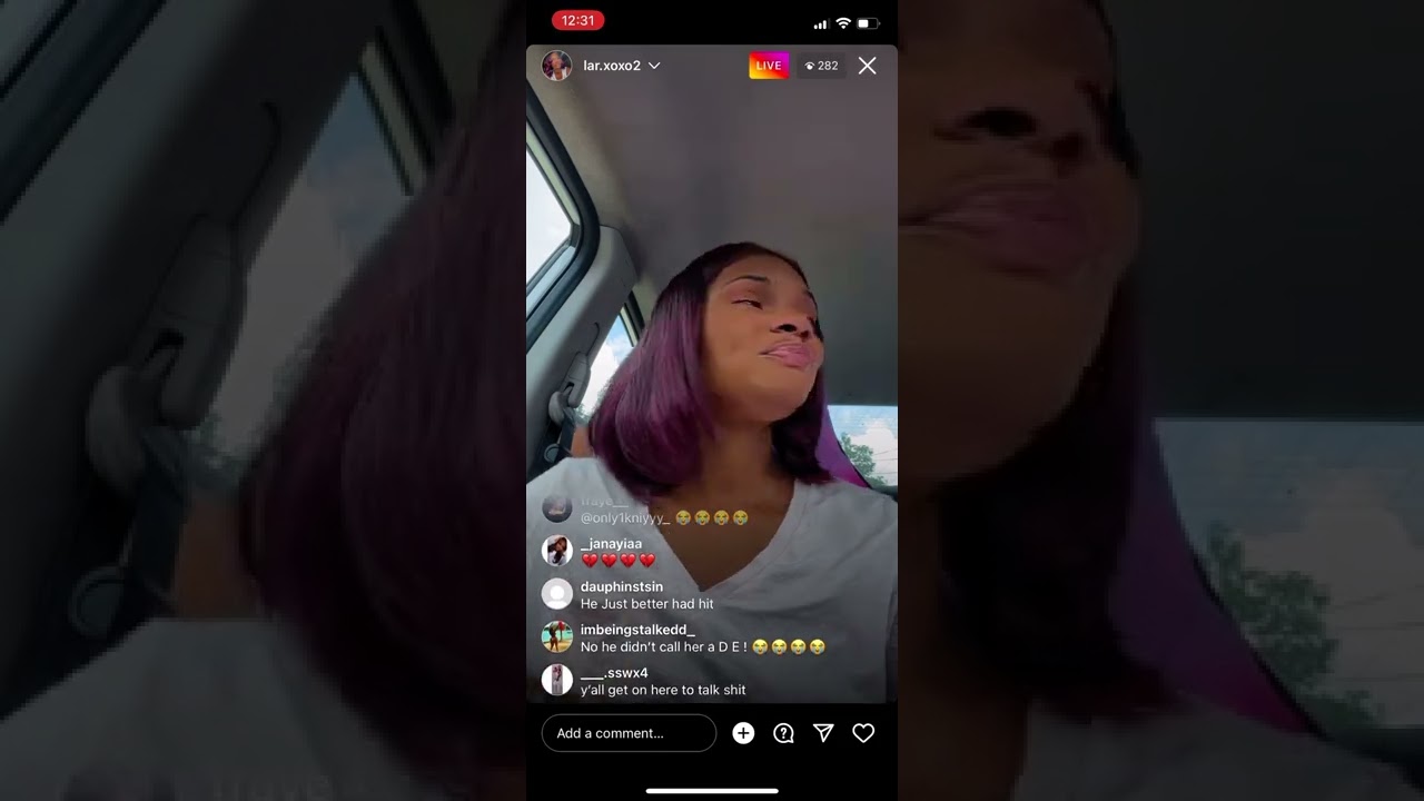 Pilar Crying on ig live about PNB Rock