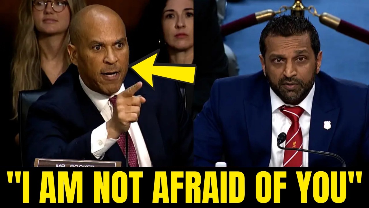 Kash Patel PANICS After Cory Booker EXPOSES Him in Explosive Hearing