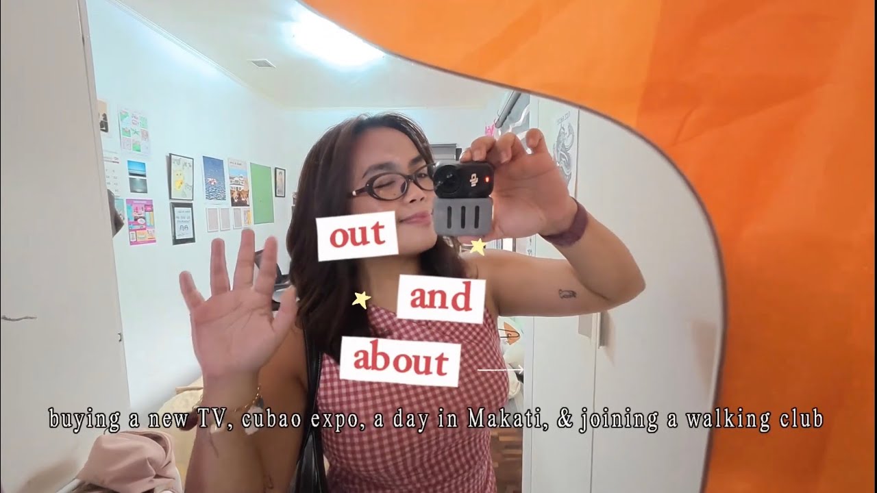 Out and about vlog: New TV, going around Makati, joining a walking club & more 🌳 | Karla D.