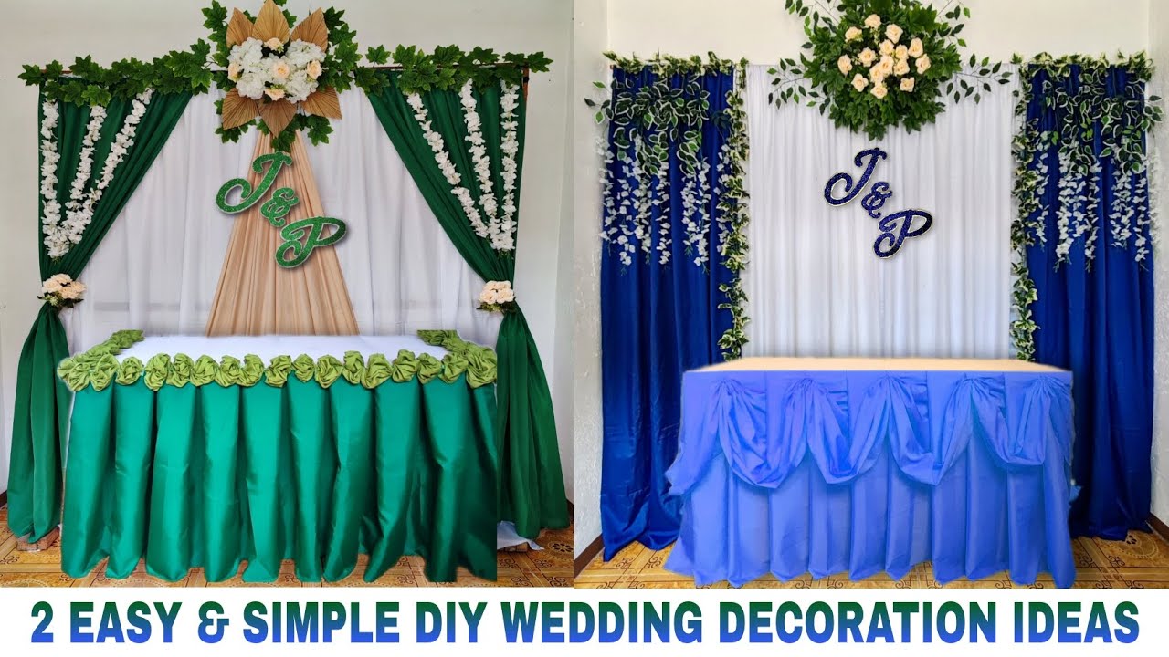 2 EASY AND SIMPLE DIY WEDDING DECORATION IDEAS | Rex Montalbo