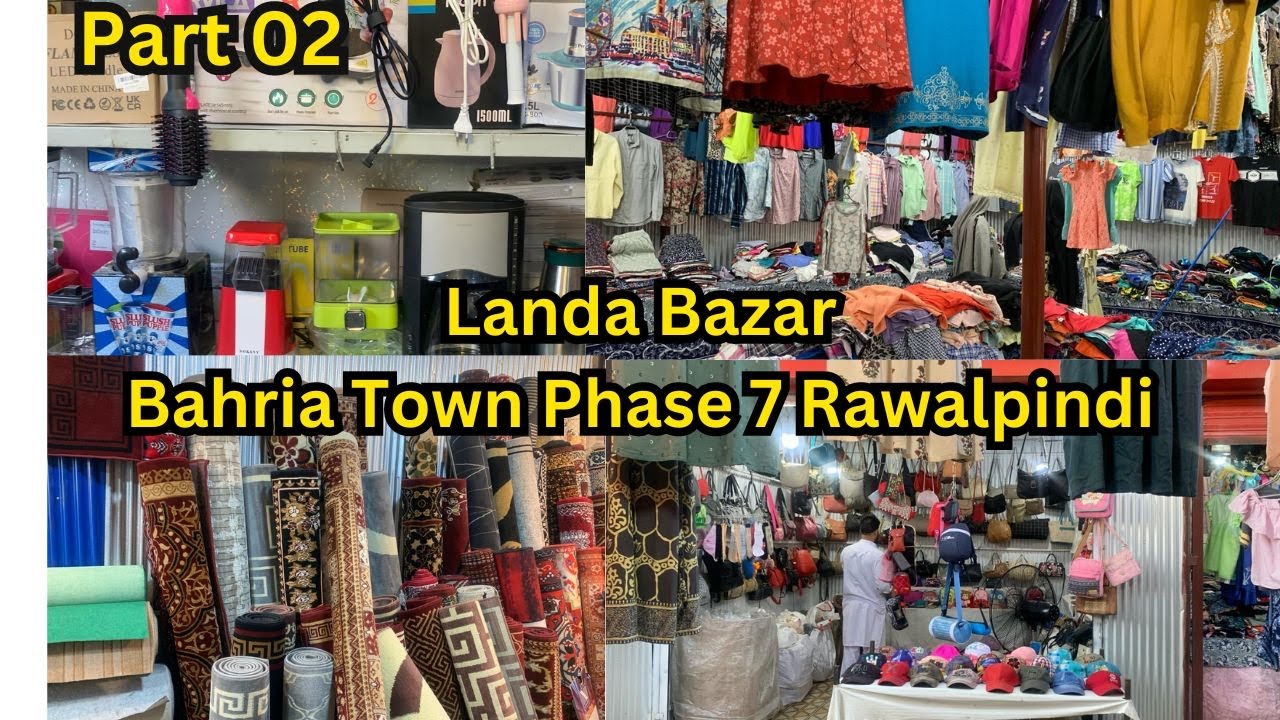 Exploring Landa Bazar Part 2  Bahria Town Phase 7 Rawalpindi | Antique Shop || Branded Clothes,Bags