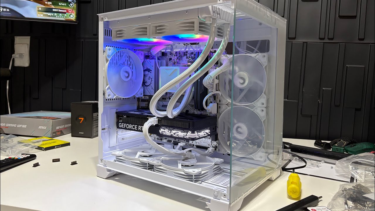 MONTAMOS UM PC GAMER FULL WHITE PARA VOCÊS!