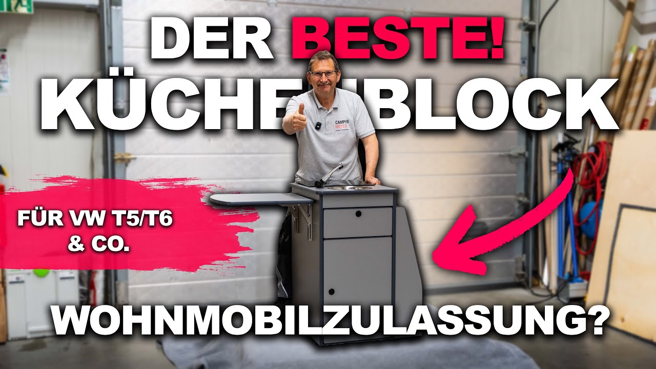 K&uuml;chenblock f&uuml;r Camperausbau - Selbstausbau M&ouml;bel f&uuml;r VW T5/T6 & Co.