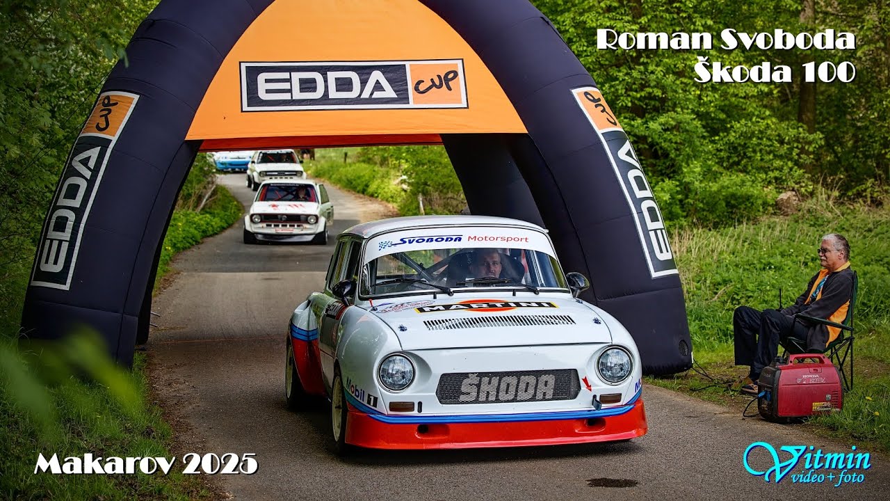 Škoda 100 - Roman Svoboda - Makarov 2025 - EDDA CUP - Drift