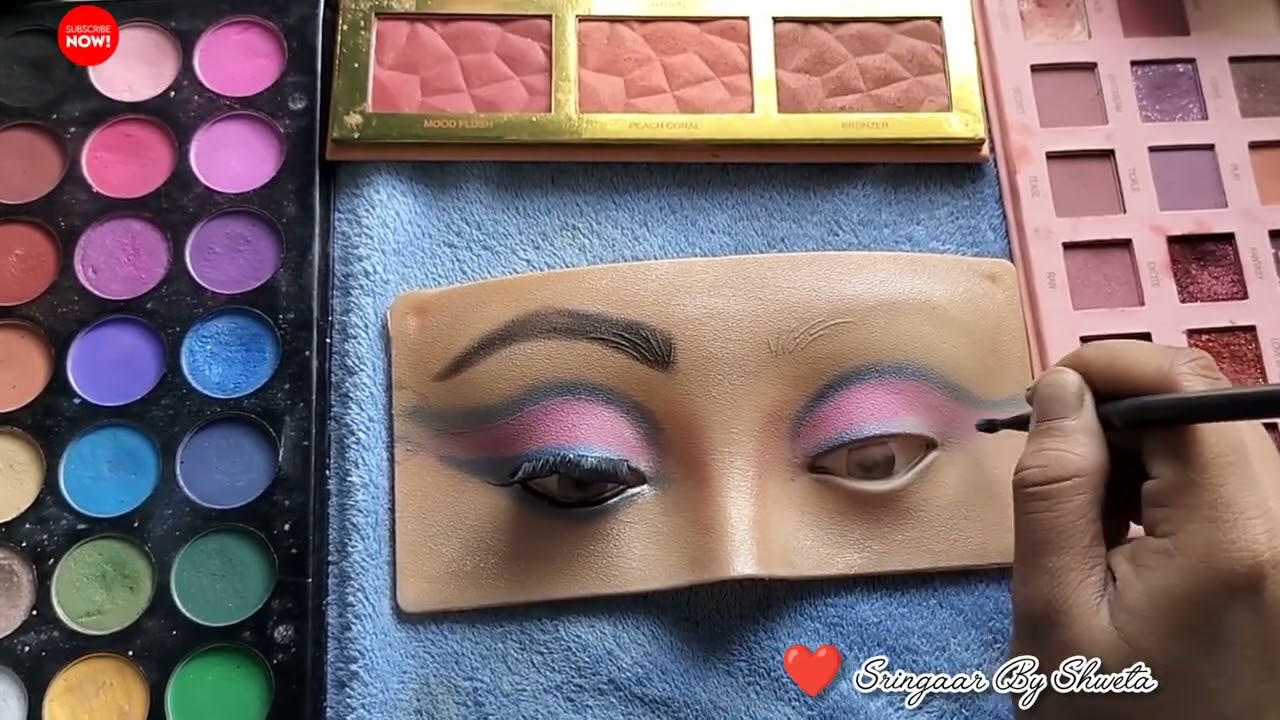 Cotton Candy Cut Crease 💗💙 | Viral Eye Makeup 2026 | @SringaarByShweta 