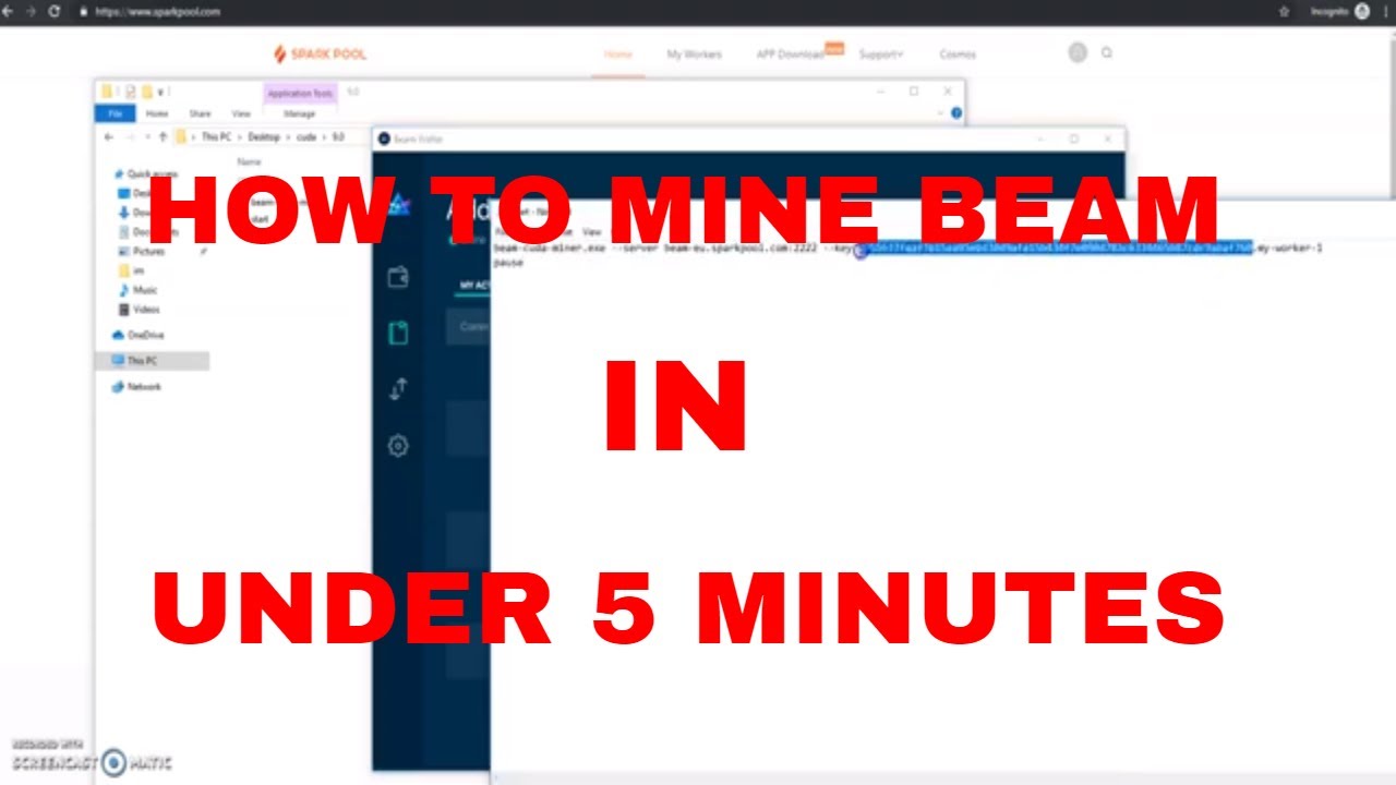 How To Mine Beam With NVIDIA + AMD GPU's on SPARKPOOL | Crypto Buddy