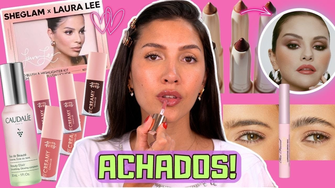 TESTEI as NOVAS MAKES da SELENA GOMEZ, SHEGLAM, BRUNA TAVARES l RARE BEAUTY, SOMBRAS BRILHOSAS, BT