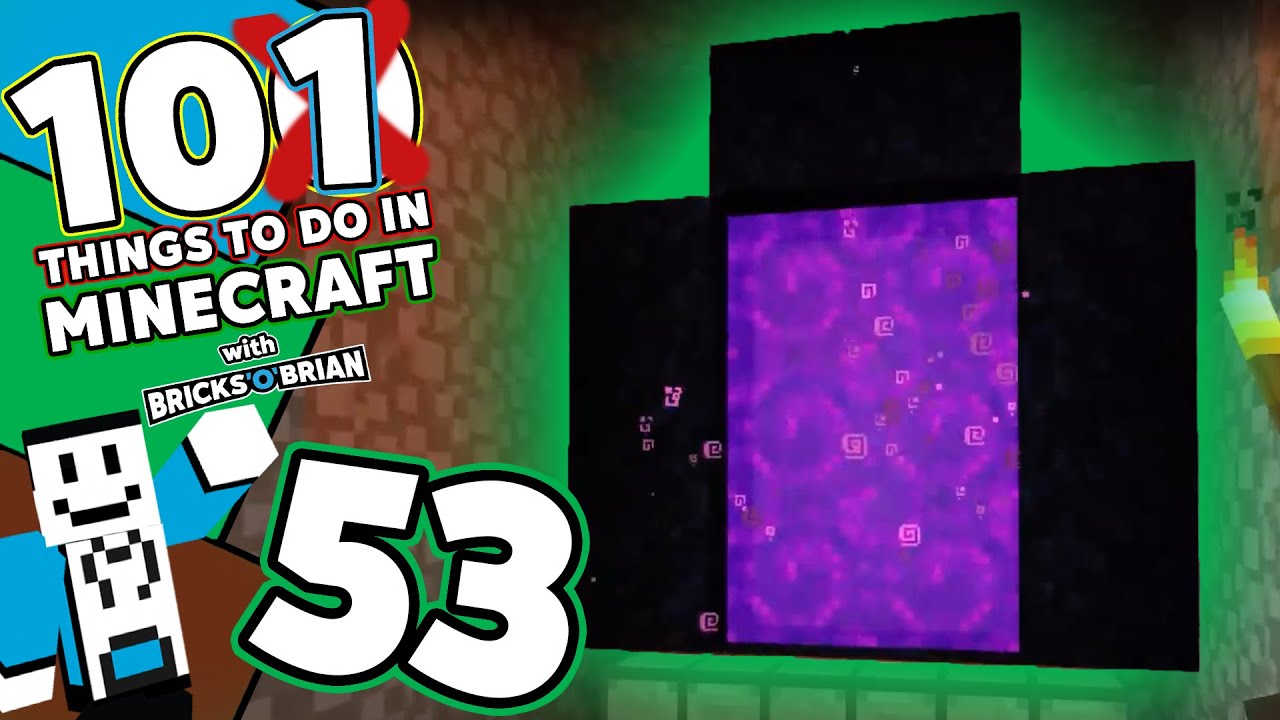 Играем с порталами! - 101 занятие в Minecraft с помощью кирпичей от Брайана