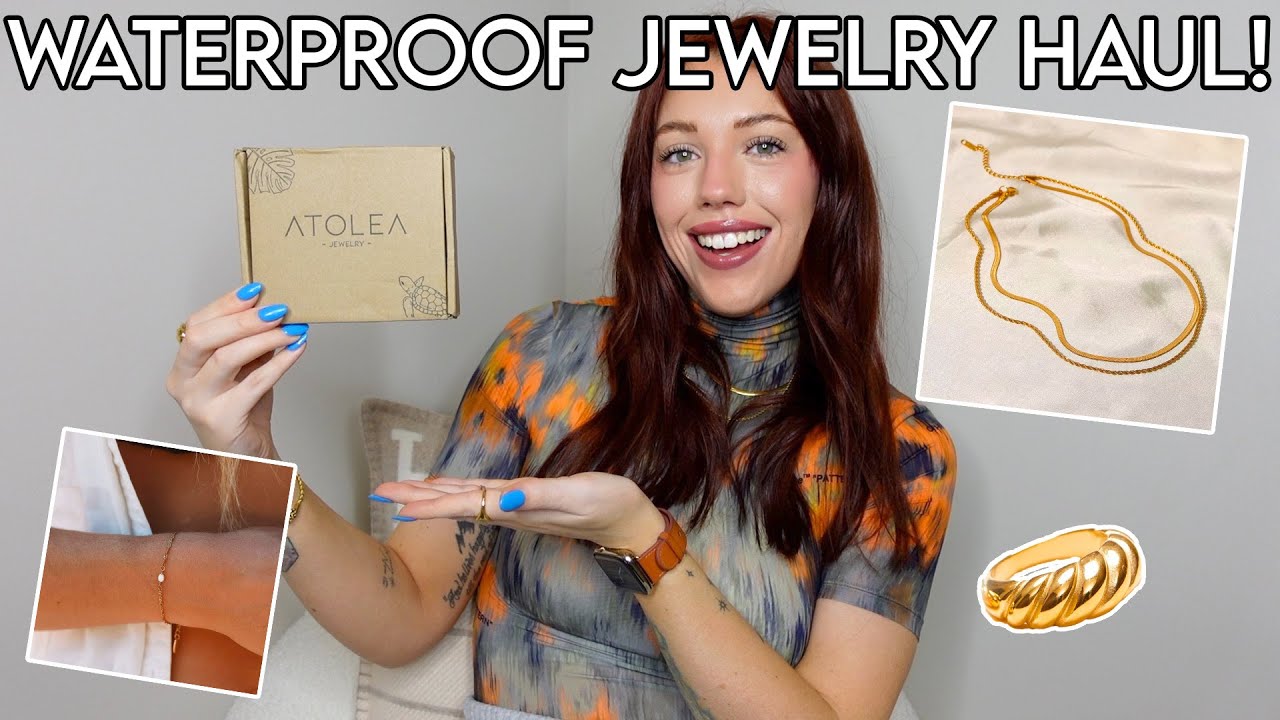ATOLEA WATERPROOF JEWELRY HAUL! | Kenzie Scarlett