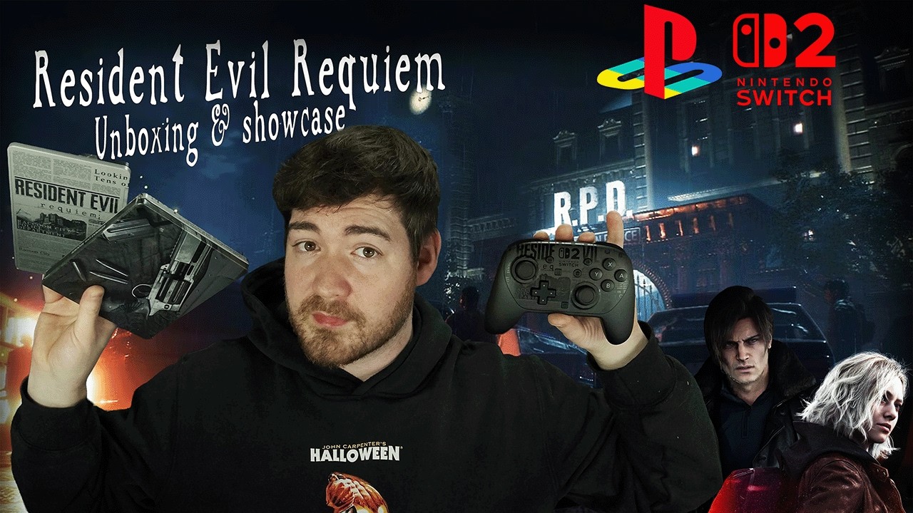 Resident Evil Requiem Generation Pack, Steelbooks & Controller Unboxing & Showcase (Switch 2 & PS5)