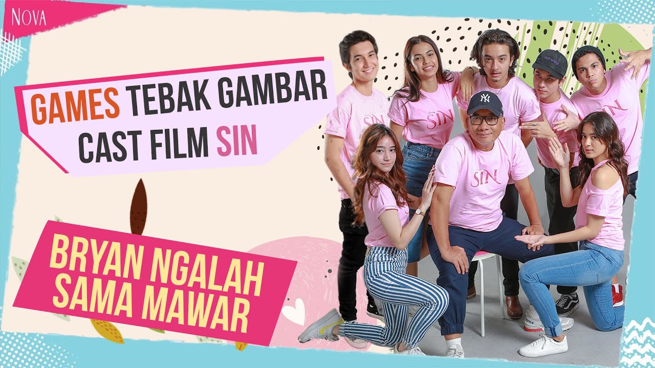 Keseruan Main Tebak Gambar Cast Film Sin