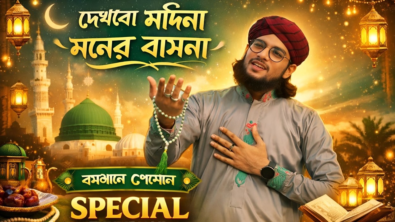 দেখব মদিনা মনের বাসনা / শিল্পী এম ডি ইমরান / এমডি ইমরান রমজান স্পেশাল গজল\২০২৬ নতুন গজল \ IMRAN NEW.
