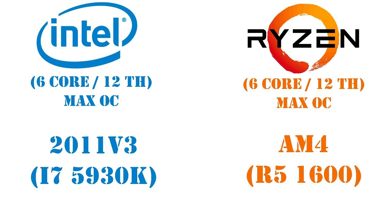 Уникальное сравнение Intel с AMD. Детальный тест Core i7 5930K vs Ryzen 5 1600 (MAX OC)