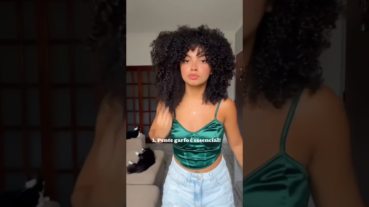 Como dar volume aos cachos