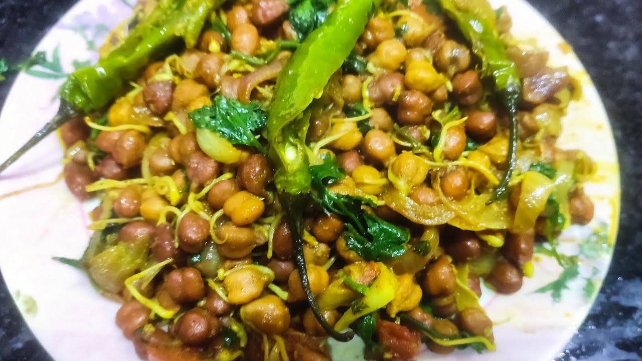 अंकुरित चने का हेल्दी ब्रेकफास्ट | sprouts recipe in hindi 