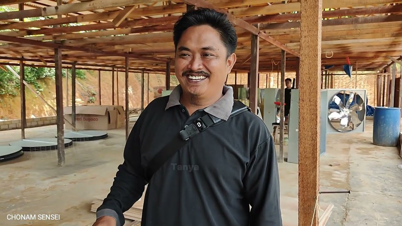 KANDANG RAK KOLONI 12 X 50 M BONTANG KALTIM MEMAKAI ALAS KOHE TRIPLEK