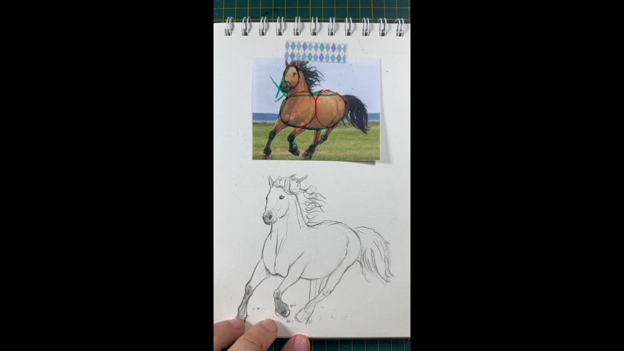 Cómo dibujar un Caballo ✍️