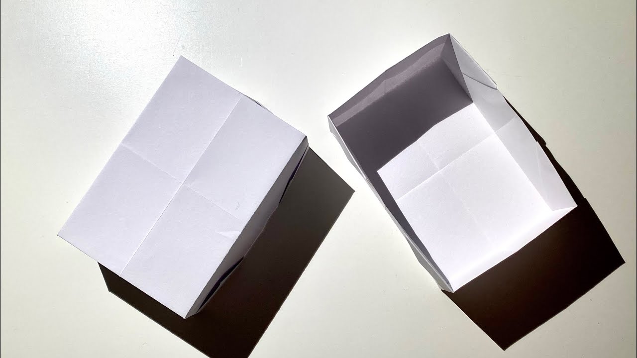 How To Make an Easy Rectangular Box | Origami Tutorials