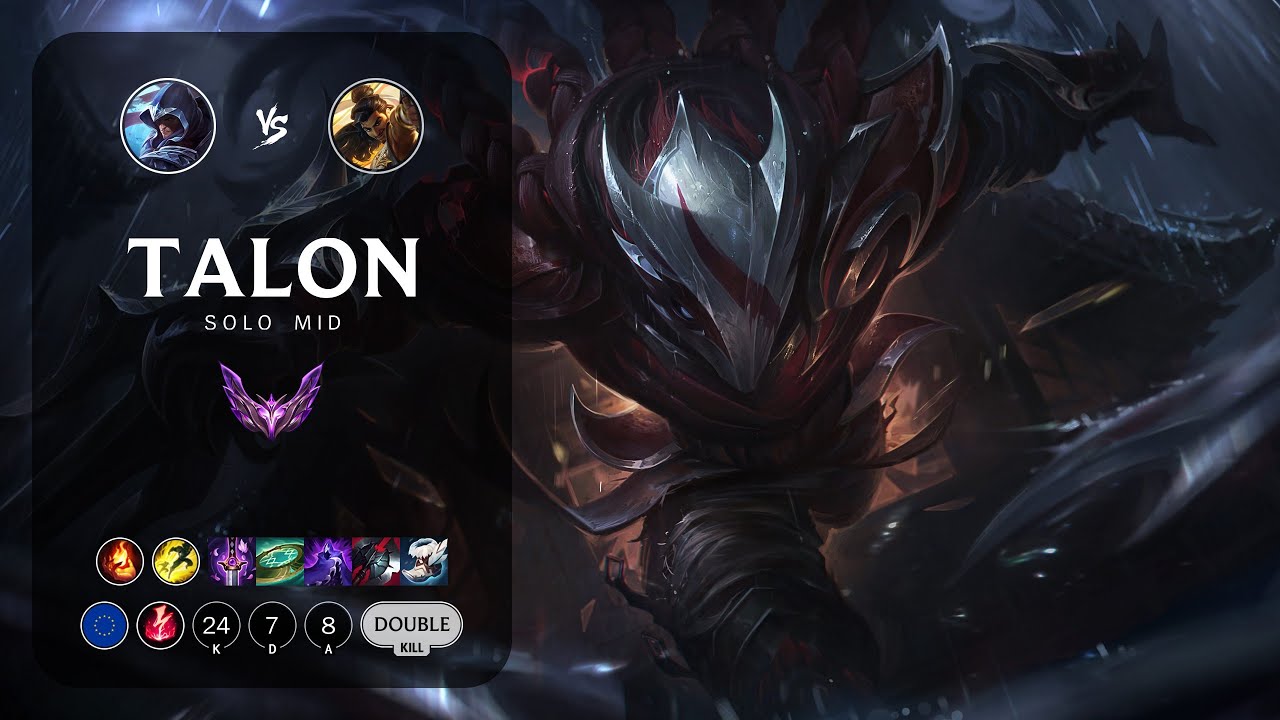 Talon Mid vs Akshan - EUW Master Patch 13.17