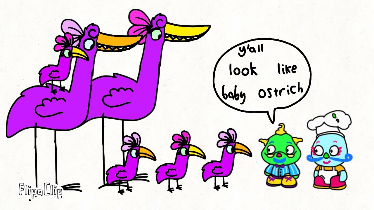 Purble place (short film) the giant rare bird
