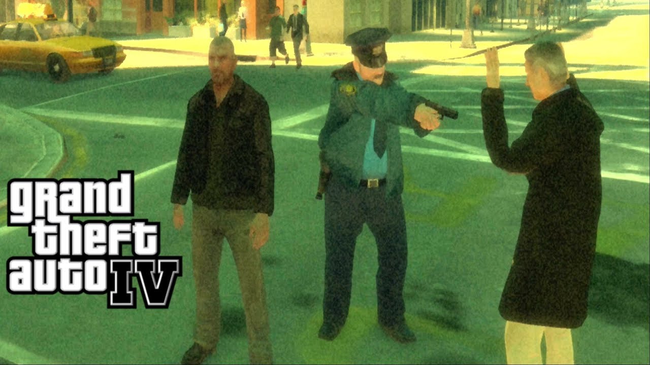 GTA IV - Сборник арестов других пешеходов [1080p]