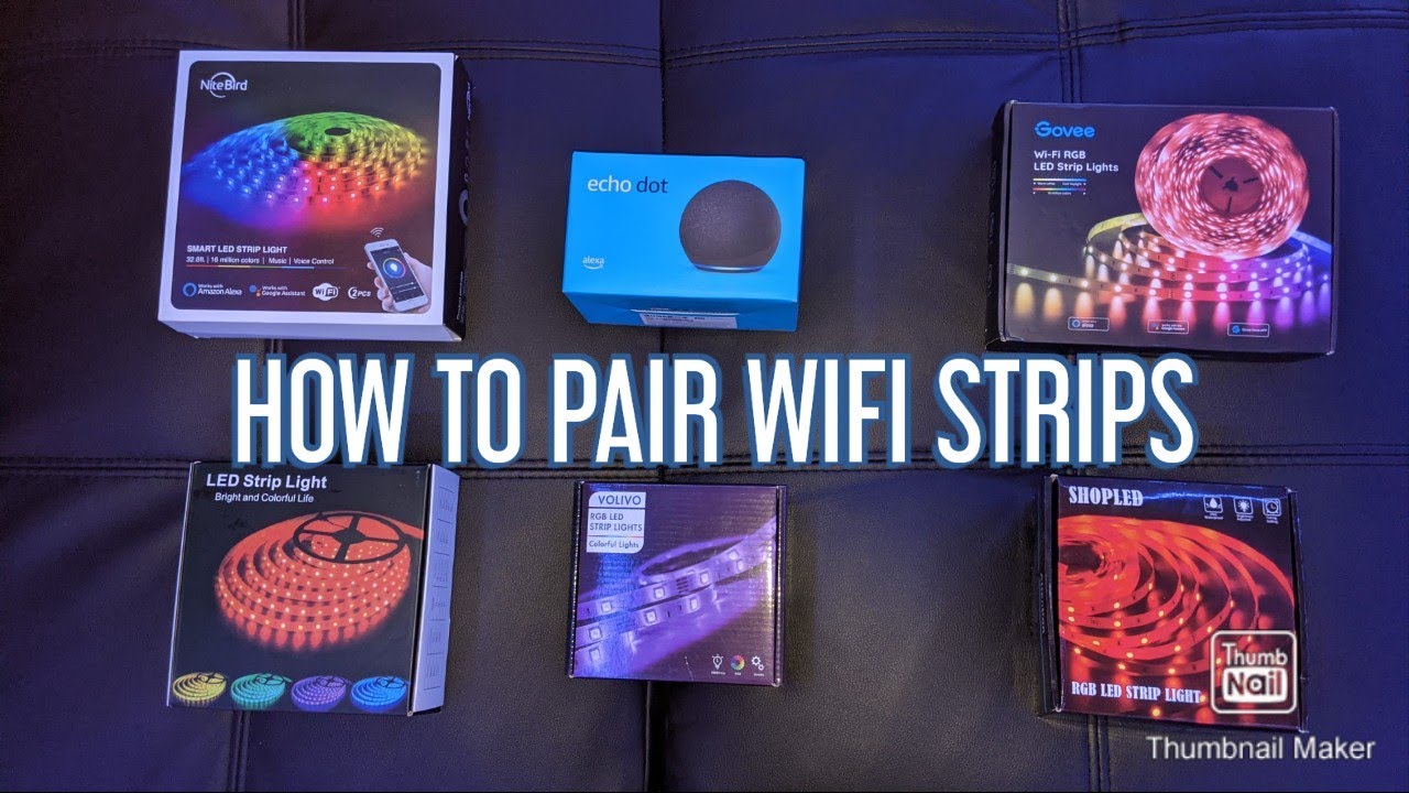 Jak sparować paski LED WiFi z urządzeniem Alexa (echo)
