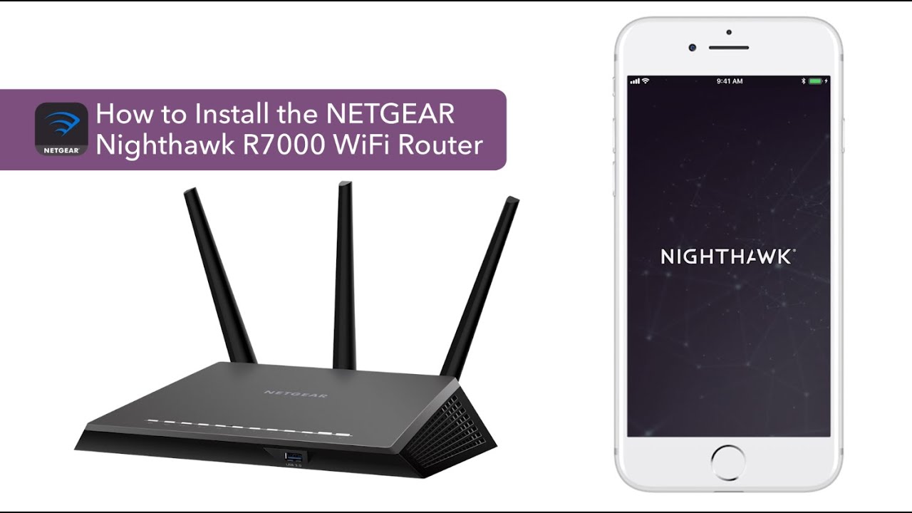 Как установить WiFi-маршрутизатор NETGEAR Nighthawk R7000