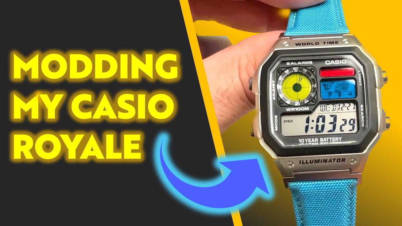 Модификации Casio Royale — добавим красок AE1200!