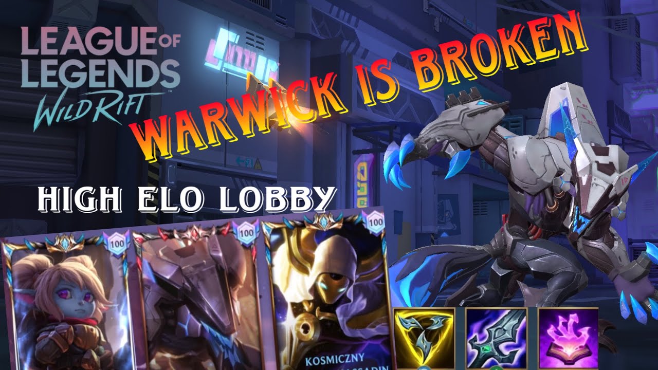 WILD RIFT PL #Droga do Challengera: Warwick Jungle GM Ranked soloq/ Challenger Lobby